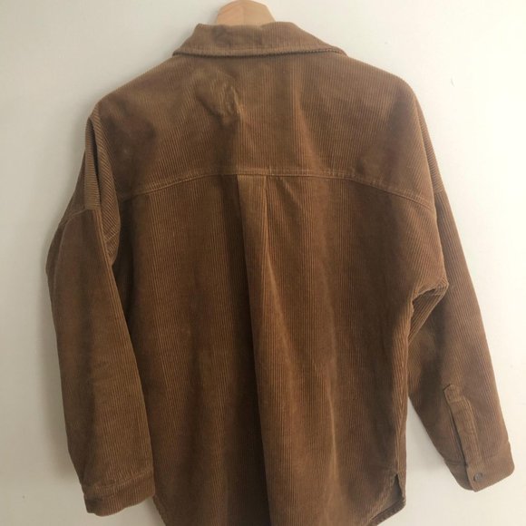 Simons camel oversized corduroy shacket - Picture 3 of 3